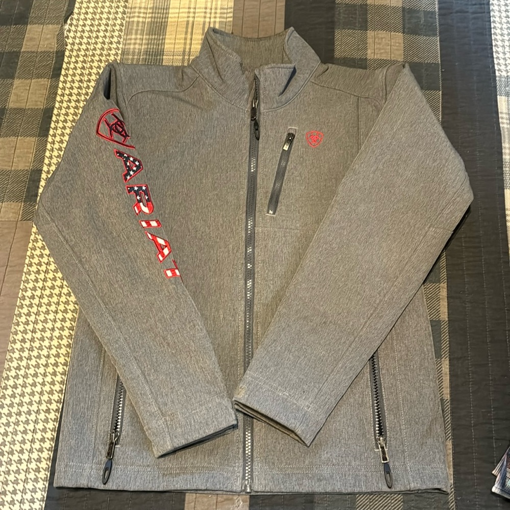 Boys youth Ariat Soft Shell Jacket Medium 10/12